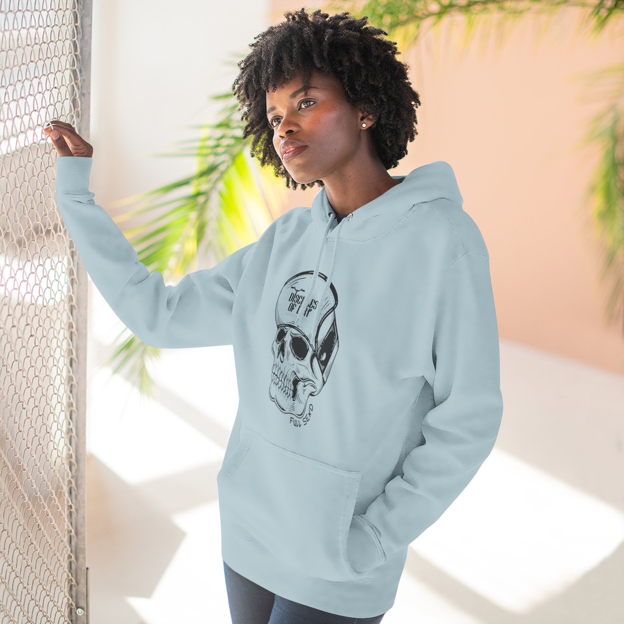 Disciples of Dirt Skull Hoodie — Graphic Fleece Pullover