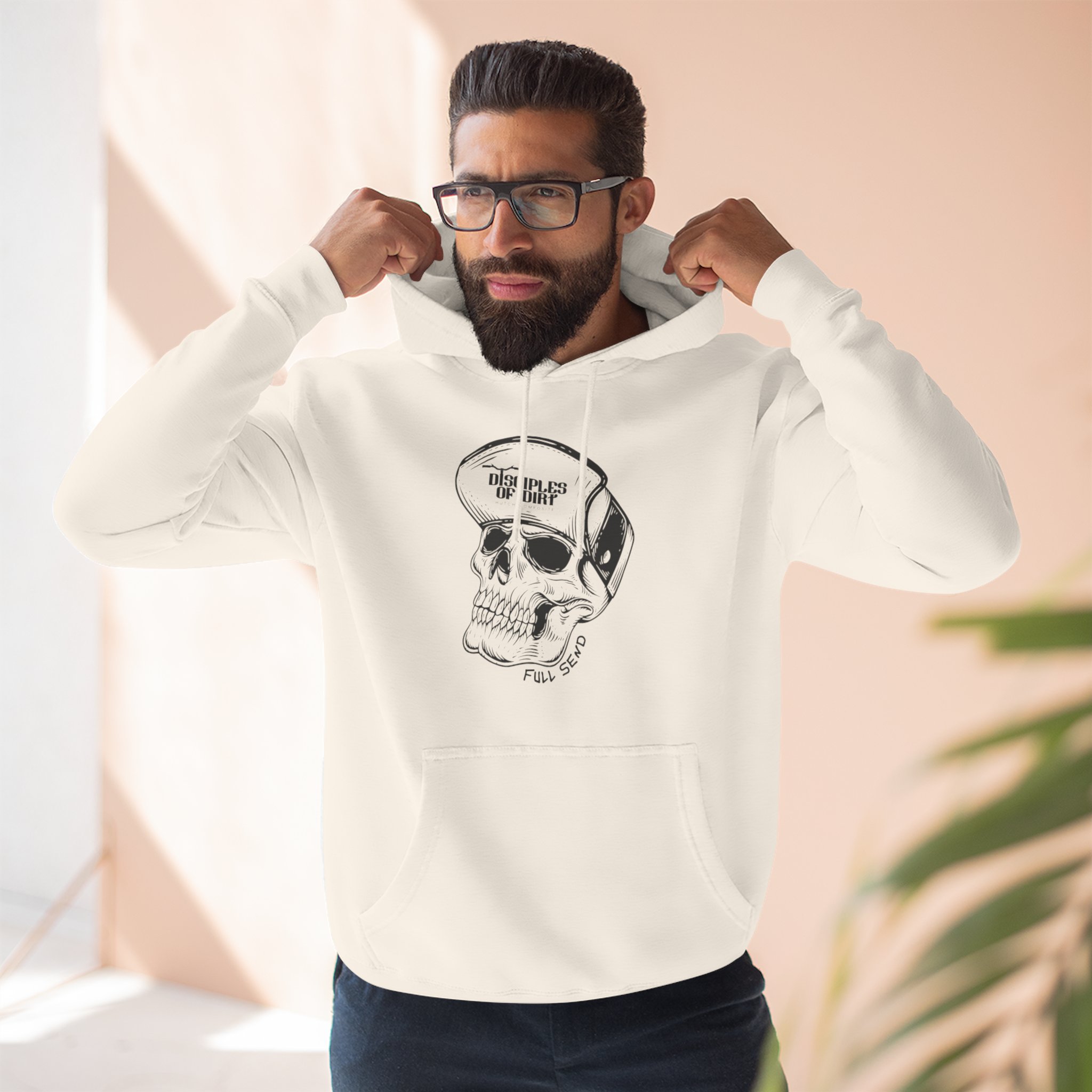 Disciples of Dirt Skull Hoodie — Graphic Fleece Pullover - Image 15