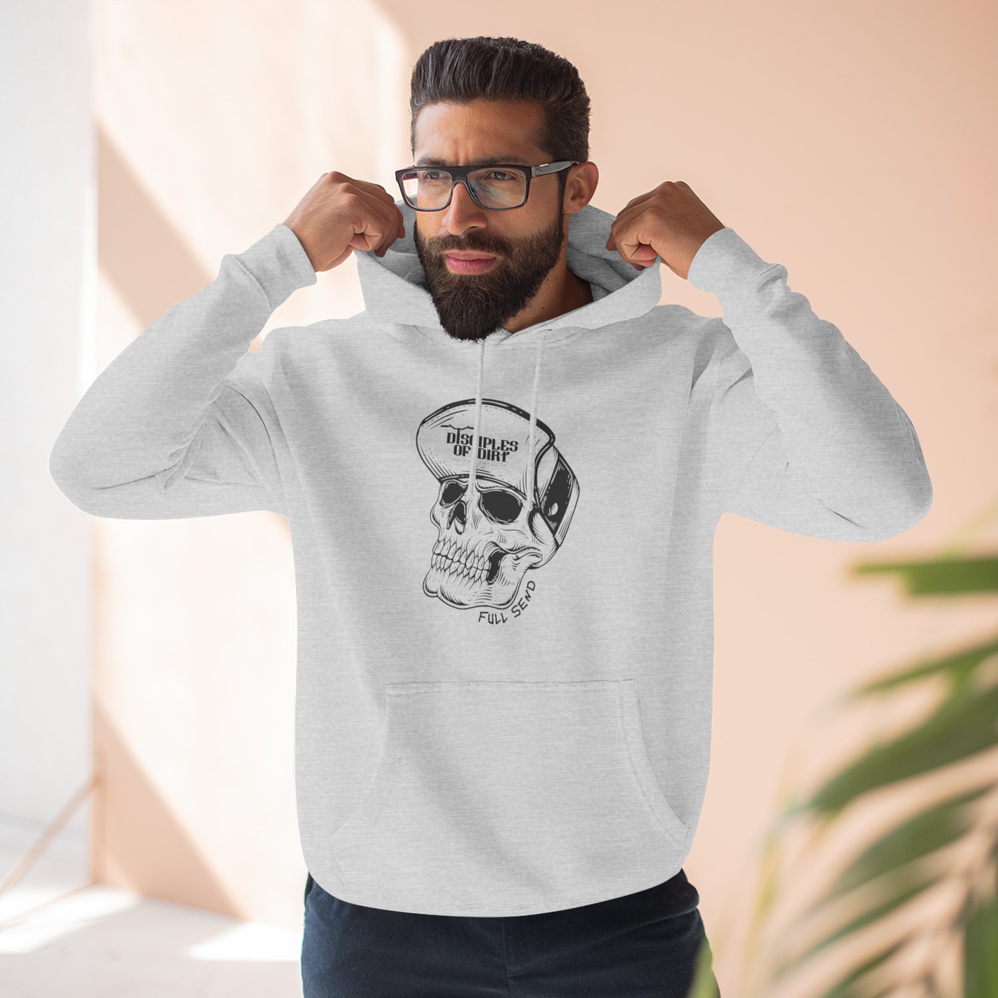 Disciples of Dirt Skull Hoodie — Graphic Fleece Pullover - Image 11