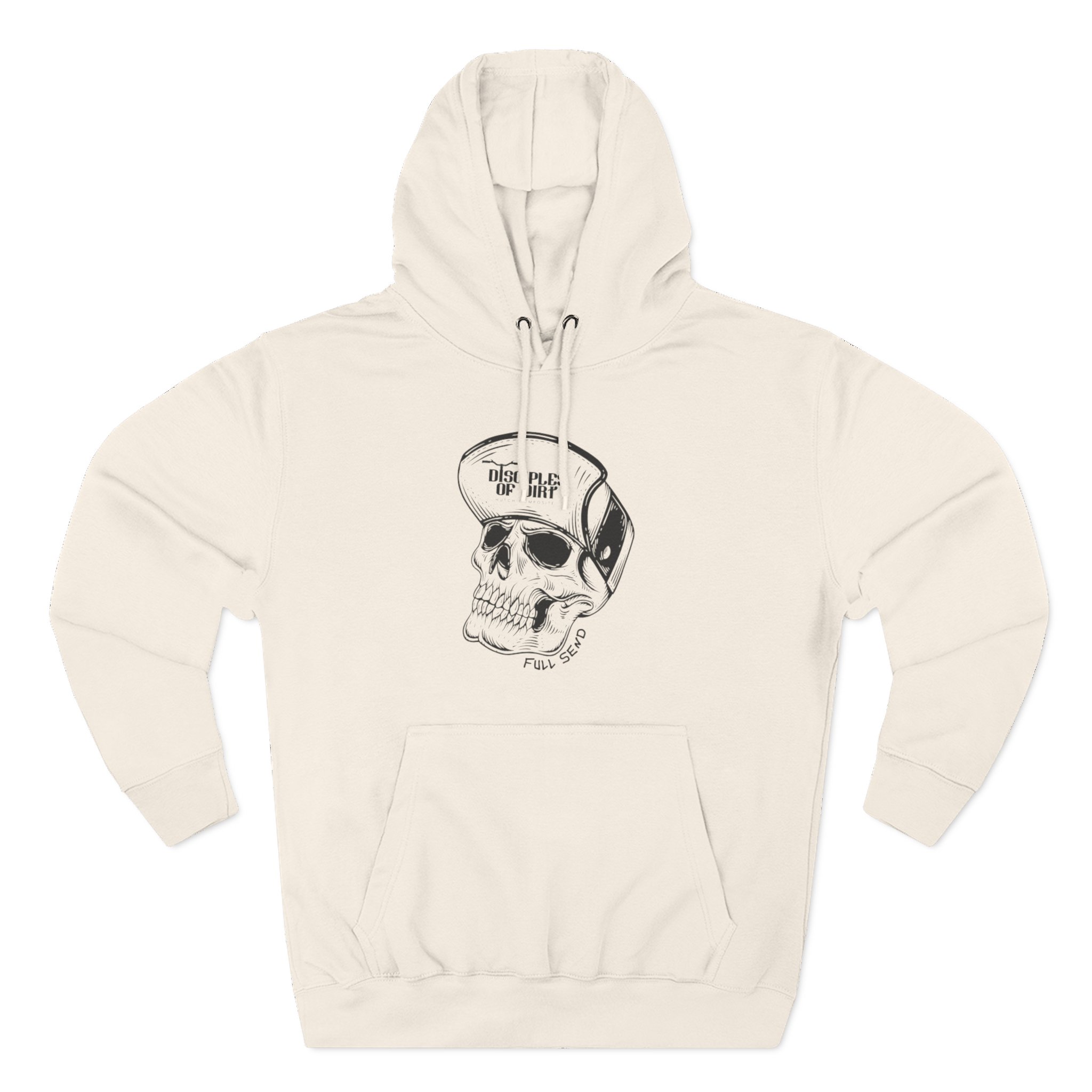 Disciples of Dirt Skull Hoodie — Graphic Fleece Pullover - Image 14