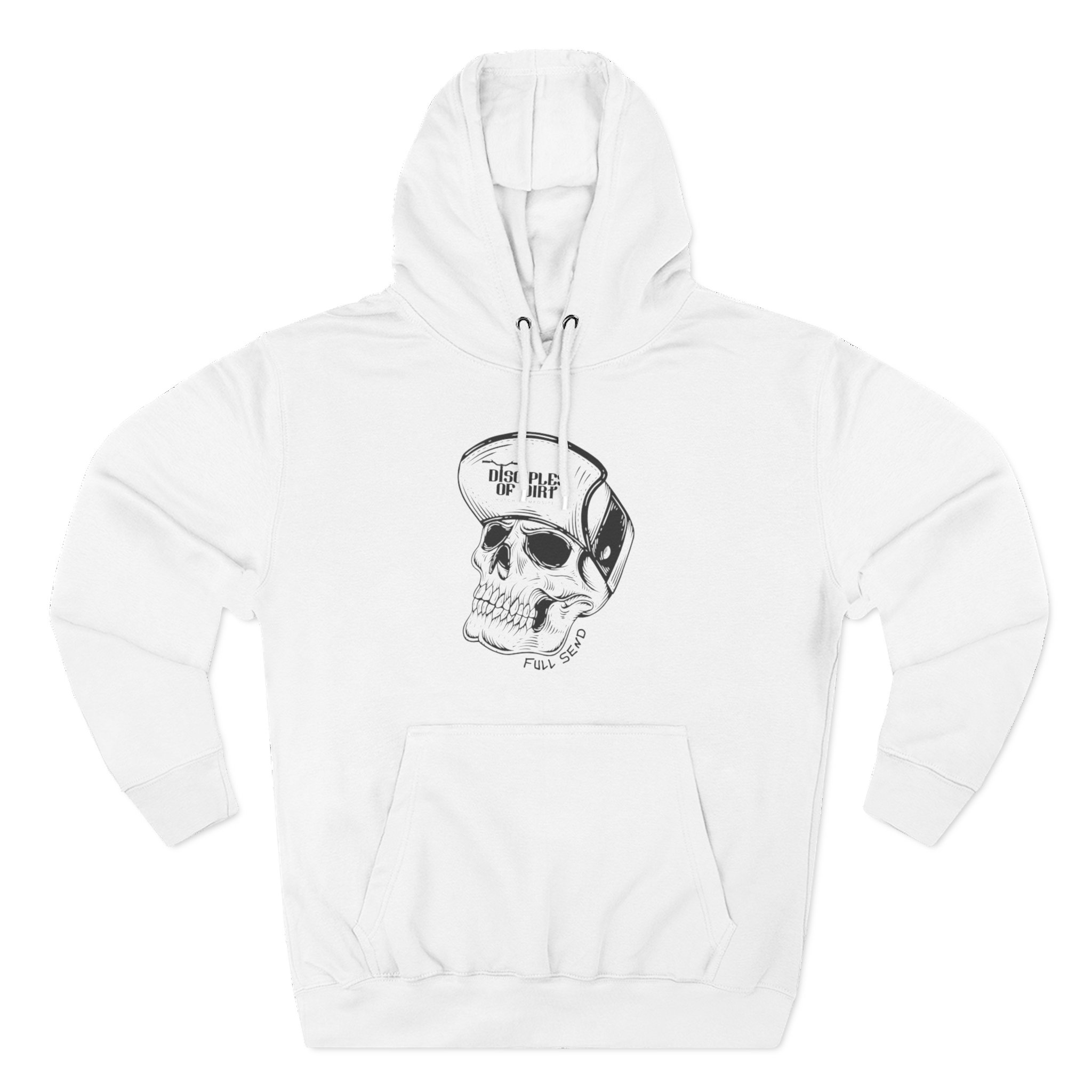 Disciples of Dirt Skull Hoodie — Graphic Fleece Pullover - Image 6